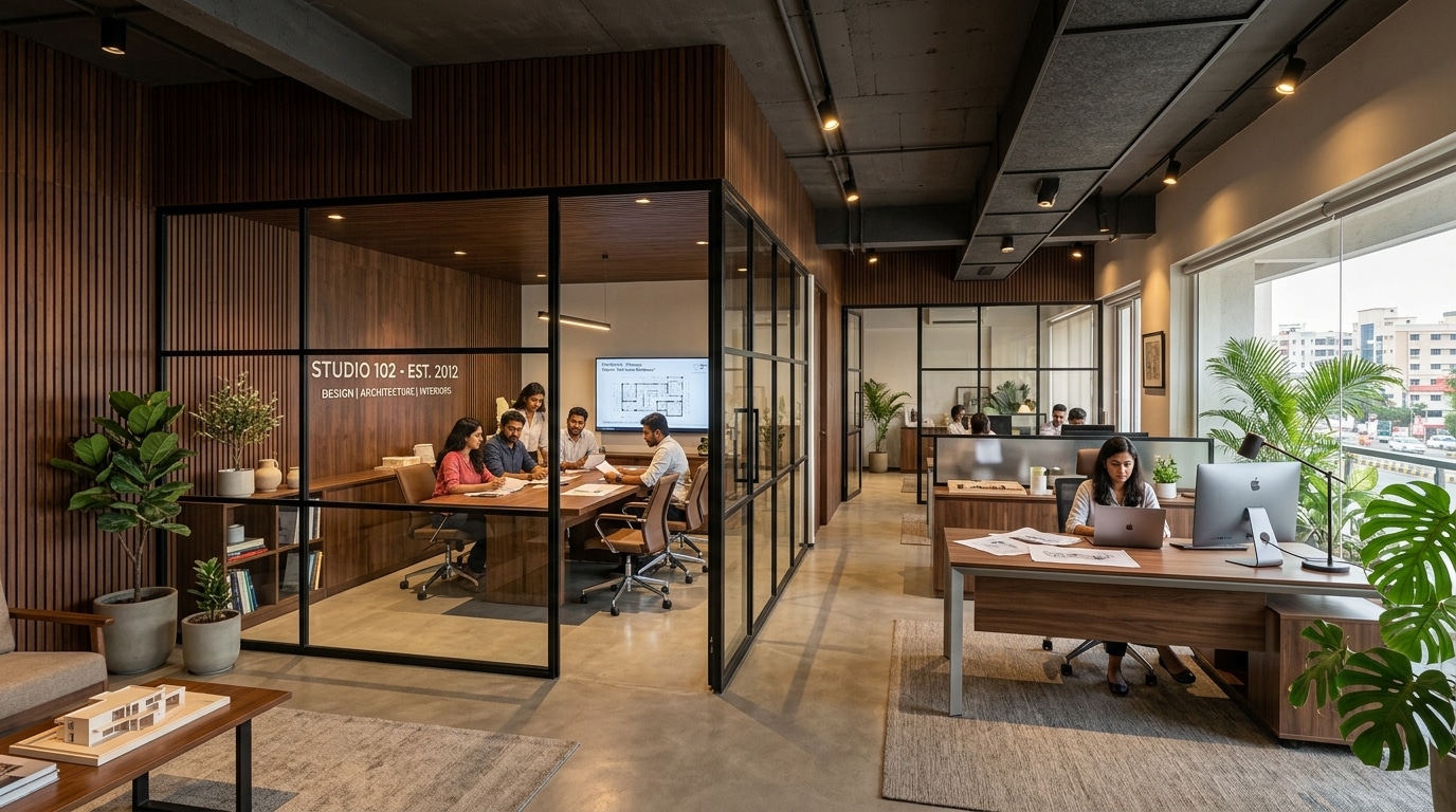 Office and retail interiors built around how customers and staff actually move.
